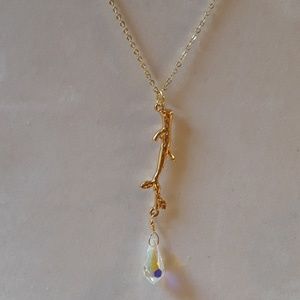 NWT Swarovski Crystal branch Necklace